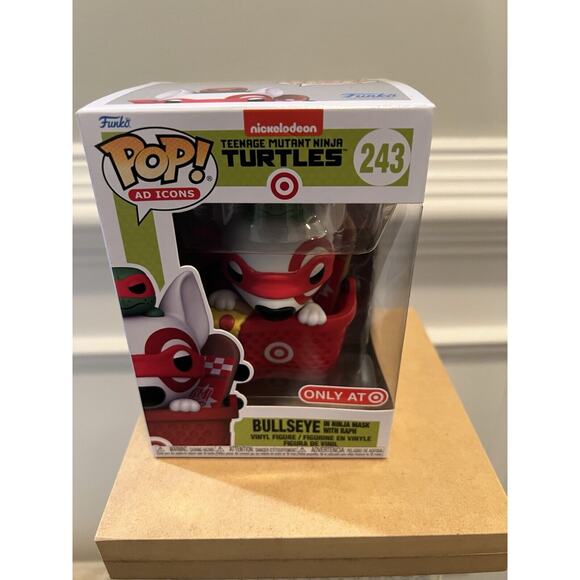 Funko POP! Ad Icons BULLSEYE In Ninja Mask with Raph #243 Target Ex - Picture 1 of 7